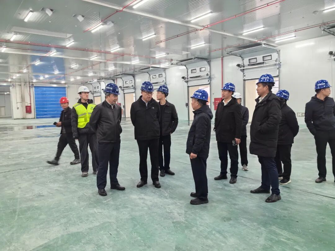 省供销社赴省冷投公司宣讲中央、省委和总社有关会议精神并调研双龙项目